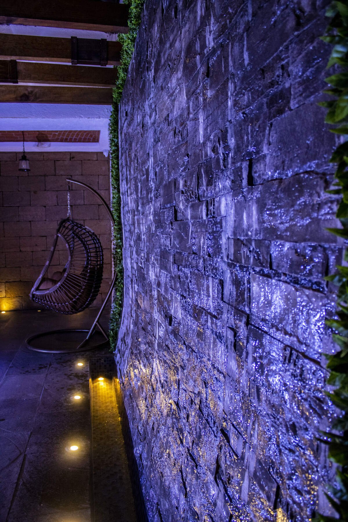 Iluminación nocturna de La Hacienda